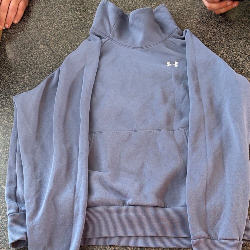 Under Armour Slate Blue Mock Neck Pullover
